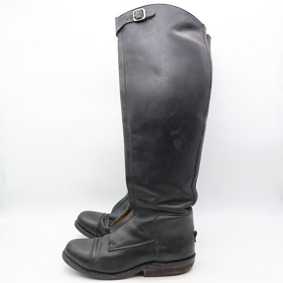 Custom Handmade Dehner Men 9-10 police Trooper Motorcycle Patrol Boots Riding - Picture 4 of 12